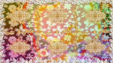 Tarafsız renklerde kusursuz desen. Kusursuz altın desenli bukleler. Doğu tarzı arabesk tarzında altın elementler. Raster altın pürüzsüz desen.