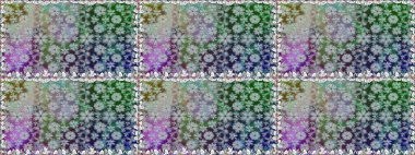 Hediye ambalaj kağıdı, tebrik kartları, posterler ve pankart tasarımı. Raster düz çiçekleri pürüzsüz desen. Gri renkli çiçekler.