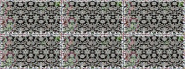 Raster. Güzel suluboya çiçekler, parlak tablolar ilham verici çiçek desenleri kusursuz arka plan..