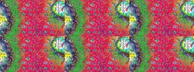 Çiçek çelengi. Desen, çizim, çiçek sınırı. Kıvırcık, parlak örgü. Raster illüstrasyonu. Eski moda arka plan. Güzel, pürüzsüz kumaş, tuval..