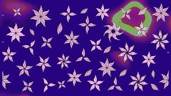 Çiçek arkaplanlı soyut zarafet eskiz deseni. Raster Güzel kumaş deseni.