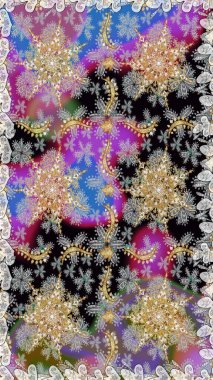 Raster altın pürüzsüz desen. Gri renklerde kusursuz desen. Kusursuz altın desenli bukleler. Doğu tarzında altın elementler arabesk.