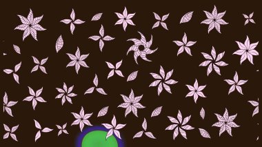 Modern çiçek arkaplanı. Parlak renkli çiçekleri ve kahverengi renkli yaprakları olan harika bir çiçek deseni. Halk tarzı. Moda baskıları için zarif bir şablon.