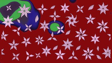 Eski usul. Eskiz geçmişi. Tomurcukları papatya çiçekleri olan sevimli bir çiçek deseni. Miles Fleur, süslü püslü bir süs. Kumaş, tekstil, duvar kağıdı baskısı için. Raster illüstrasyonu.