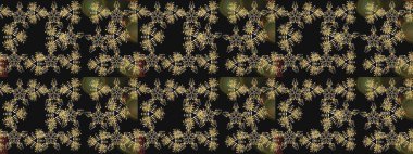 Raster illüstrasyonu. Kar tanelerinin soyut arkaplanlı Noel arkaplanı. Gri, kahverengi ve nötr kar taneleri. Noel için tatil tasarımı, yeni yıl moda baskıları. Güzel tasarım..