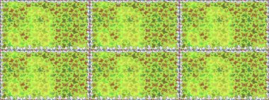 Sevimli kelebekler. Raster geleneksel halk güzel dekor yeşil arka planda kıyafet tasarımı için.