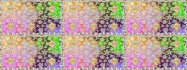 Klasik klasik klasik arka plan. Kusursuz klasik raster altın desenli. Raster illüstrasyonu. Tarafsız renklerde, altın elementlerle kusursuz desen. Geleneksel oryantasyon süsü.