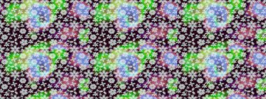 Soyut zarafet, çiçekli arkaplan deseni. Raster Güzel kumaş deseni.