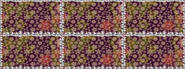 Çiçek kompozisyonu, el boyası, hassas şablon. Sevgililer günü ve tebrik kartı konsepti için şık bir davetiye. Kahverengi renkte manzaralı çiçek deseni. Üst görünüm, yumuşak biçim.