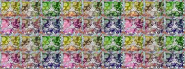 Raster illüstrasyonu. Tarafsız renklerde çiçekler. Kusursuz çiçek deseni duvar kağıdı için kullanılabilir.