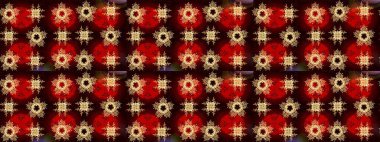 Meteoroloji buz koleksiyonu. Raster skeci. Kar Tanesi raster simgesi arka plan kahverengi ve kırmızı renk. Kış Noel 'inde kar bembeyaz kristal element. Xmas don kar taneleri izole edilmiş siluet sembolü.