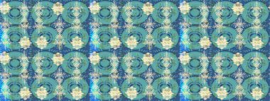 Folk Style. Mandalas 'ın dekoratif dokusu. Tekstil için Lacy Fashion Print. Lace Snowflakes 'in etnik kökü. Raster illüstrasyonu. Kumaş veya Duvar Kağıdı Tasarımı. Şekillendirilmiş Çiçekler.