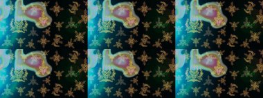 Desen snowflakes.raster Noel soyut renkli arka plan ile düşen kar tanesi. Raster illüstrasyon.