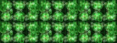 Yeşil, gri ve nötr renklerde kristal kar tanesi. Raster illüstrasyonu.