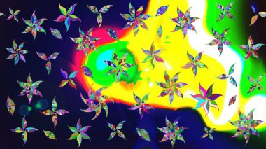 Çiçek desenli eskiz. Gri renkli çiçekler. Tişört baskısı için çiçek boyama rasteriName.