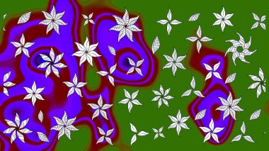 Tekstil, duvar kâğıdı, kapaklar, yüzey, baskı, hediye paketi, hatıra defteri, dekupaj. Özgürlük stili Millefleur 'lar. Küçük yabani çiçeklerdeki halk modelini çiz. Taşralı şıklığı.