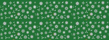 Desen, çizim, çiçek sınırı. Raster illüstrasyonu. Güzel, parlak, pürüzsüz kumaş, tuval. Eski moda arka plan. Çiçek çelengi. Kıvırcık, parlak örgü.