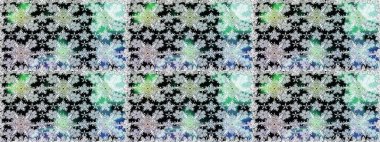 Varicoloneutral raster pürüzsüz illüstrasyon. Küçük çiçekteki sevimli çiçek deseni. Birçok nötr ve soyut çiçekli tropikal desenler.