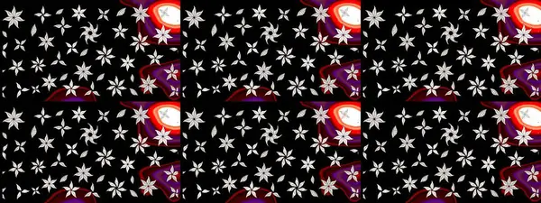 Sketch Colour Spring Theme eskiz kalıbı. Siyah renkli çiçekler. Düz Çiçek Elementleri Tasarımı. Sevimli çiçek raster deseni.