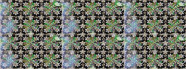 Çiçekler suluboya seamless modeli. Raster şık kumaş deseni.