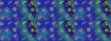 Raster illüstrasyonu. Kar taneleri ve raster arkaplanlı Noel karalaması deseni.