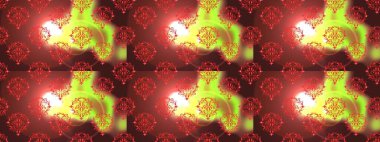 Hediye ambalaj kağıdı, tebrik kartları, posterler ve pankart tasarımı. Raster düz çiçekleri pürüzsüz desen. Çiçekler kahverengi, kırmızı ve yeşil renklerde.