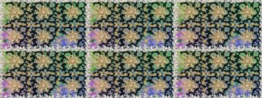 Gri ve altın desenli. Tekrarlayan elementlerle kusursuz soyut arkaplan. Zarif raster klasik desen.