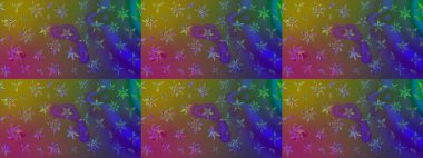 Raster güzel kumaş deseni çiziyor. Çiçek deseni. Renkli Bahar Teması eskiz kalıbı. Düz Çiçek Elementleri Tasarımı.