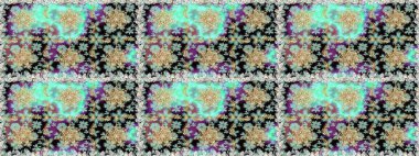 Kart, duvar kağıdı, ambalaj ve tekstil için klasik tasarım. Tarafsız renklerde Royal retro. Kusursuz desenli altın elementler. Altın şablon. Klasik çiçek dokusu. Raster illüstrasyonu.