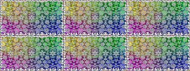 Sevimli küçük çiçek desenle. Raster resim. Çiçek desenli çiçek ve yaprakları ile.