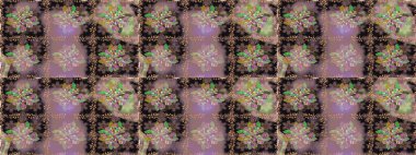 Hediye ambalaj kağıdı, tebrik kartları, posterler ve pankart tasarımı. Tarafsız renklerde çiçekler. Raster düz çiçekleri pürüzsüz desen.