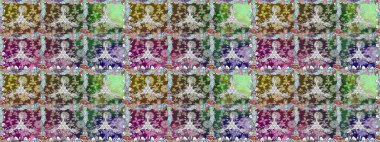 Tarafsız renklerde çiçeklerle kusursuz çiçek deseni. Suluboya tarzında nötr renkler üzerine çiçekler.