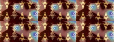 Küçük bir çiçekte eskiz deseni. Güzel kumaş deseni. Hoş bir çiçek geçmişi var. Raster illüstrasyonu.