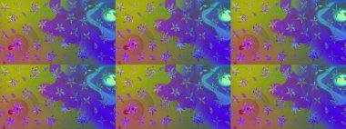 Raster resim. Çiçek desenli çiçek ve yaprakları ile. Sevimli küçük çiçek desenle.