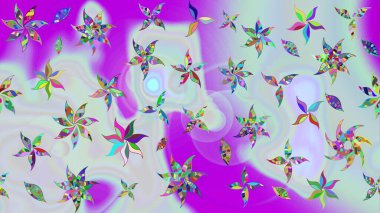 Elle boyanmış suluboya resim çizimleri, çiçekler ve bitkiler. Tarafsız renklerde çiçekler.