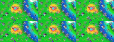 Parlak renkli çiçekli ve yeşil yapraklı harika bir çiçek deseni. Moda baskıları için zarif bir şablon. Modern çiçek arkaplanı. Halk stili.