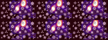 Zarif, parlak ve eskiz kahverengi çiçek desenli tasarım. Raster. Sabıka baskıları, bebek kıyafetleri, duvar kâğıtları, paket kutuları vb..