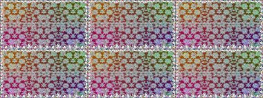 Raster illüstrasyonu. El çizimi. Çiçekler, dallar, bitkiler ve çiçekler. Güzel kumaş deseni.