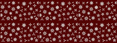 Küçük çiçekte güzel bir desen. Küçük renkli çiçekler. Moda baskıları için zarif bir şablon. Motley illüstrasyonu. Çiçekli bahar çiçekleri.