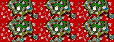 Kibarca, kırmızı renkte bahar çiçekleri. Raster illüstrasyonu. Çiçekli yumuşak bir eskiz şekli. Raster çiçekleri klasik tarzda resmedilir..