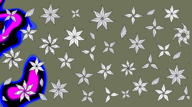 Küçük yeşil çiçeklerle oldukça eski bir besin torbası deseni. Tekstil, kumaş, kapaklar, duvar kağıtları, baskı, paket, koleksiyon defteri, örgü, dekupaj için çiçek arkaplanı..