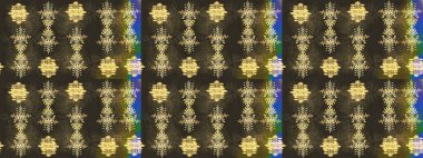 Raster illüstrasyonu. Gri, kahverengi ve yeşil renkli kristal kar taneleri.