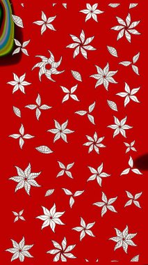 Eskiz Vintage Çiçek Deseni. Raster Kalça dokusu deseni.