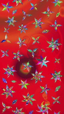 Tekstil veya kitap kapakları, imalat, duvar kağıtları, baskı, hediye paketi ve yapıştırma kitabı için çiçek eskizi geçmişi. Küçük çaplı çiçeklerdeki basit şirin desenler. Raster illüstrasyonu.