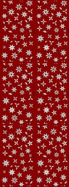 Çiçekli tebrik kartı. Raster illüstrasyonu. Doğum günü kartı ya da düğün davetiyesi. Suluboya çiçek buketi. Çiçek arkaplan. Kırmızı renklerde.