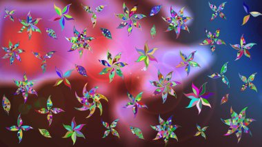 Kahverengi renkli çiçekler. Nazikçe, güzel çiçek arkaplanı. Raster çiçek desenli ve çiçekli..