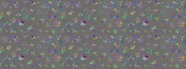 Çizim raster deseni. Güzel kumaş deseni. Çiçek arka planı.