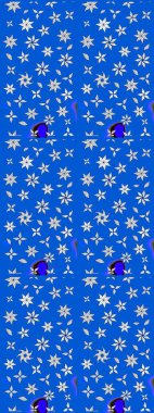 Raster - stok. Eskiz arkaplan modeli. Suluboya, elle çizilmiş. Vadinin mavi renkli çiçekleri.