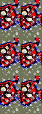 Bahar mevsimi. Tatil havası. Nazik romantik baskı. Raster güzel bir çiçek deseni çiziyor..