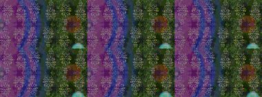 Çiçek desenli eskiz. Gömlek baskısı için çiçek boyası. Yeşil renkte çiçekler.